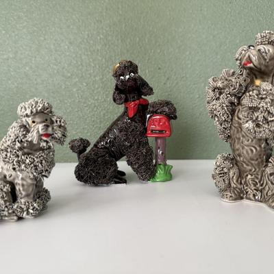 Vintage Ceramic Spaghetti Poodles