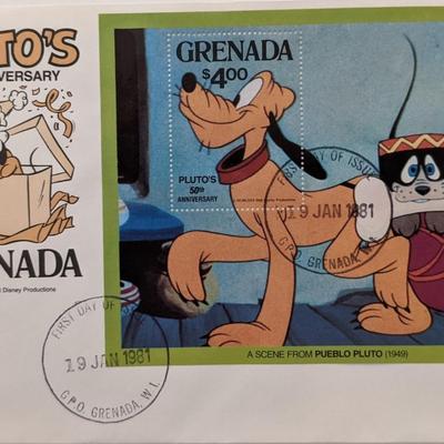 1981 Grenada  Pluto's 50th Anniversary First Day Cover
