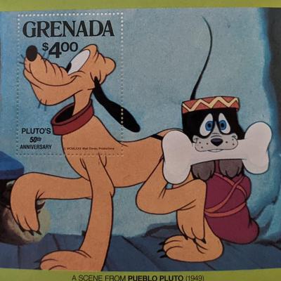  Pluto's 50th Anniversary Souvenir Stamp Sheet
