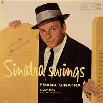 Frank Sinatra signed "The Best Of Frank Sinatra" album