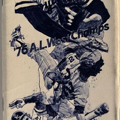 1977 Royals Media guide. 4x9 inches