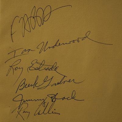 Uncle Meat signature slip