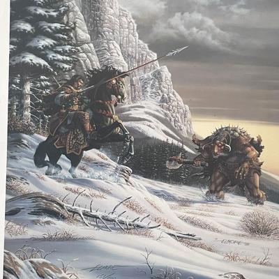 Ancients & Innocents - Shadamehr Encounters Baakesh VA Artwork by Larry Elmore