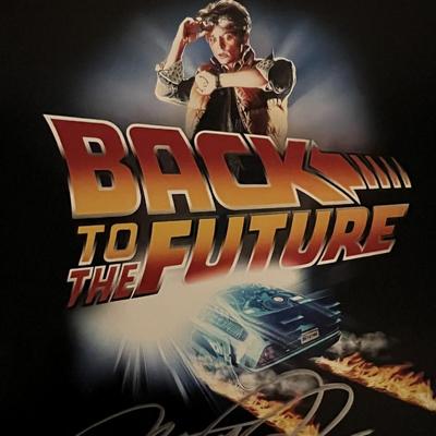 Back To The Future Michael J. Fox signed photo