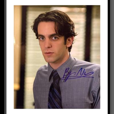 The Office B. J. Novak signed photo. 8X10 Inches