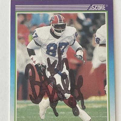 Buffalo Bills Butch Rolle signed 1990 Score trading card