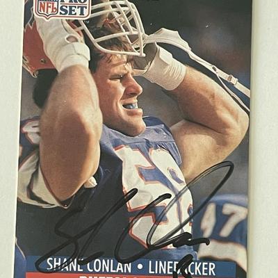 Buffalo BillsShane Conlan 1991 Pro Set #75 signed card