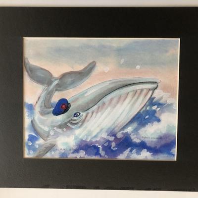 Captain Starheart Original Whale Art - All Heart Designs