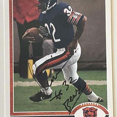 Chicago Bears Lemuel Stinson 1991 Upper Deck #339  signed trading card 