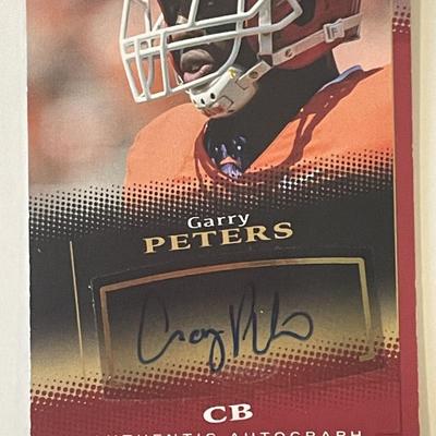 Clemson Tigers Gary Peters signed 2015 Sage Hit #A100 trading card