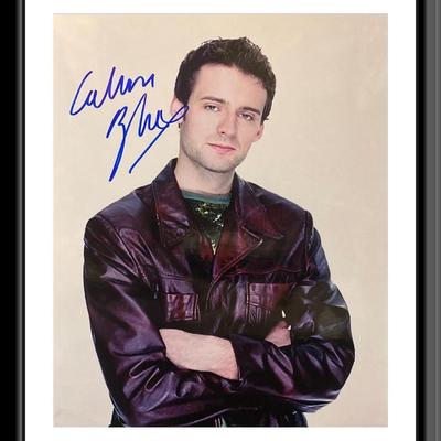 Callum Blue signed photo. 8X10 Inches
