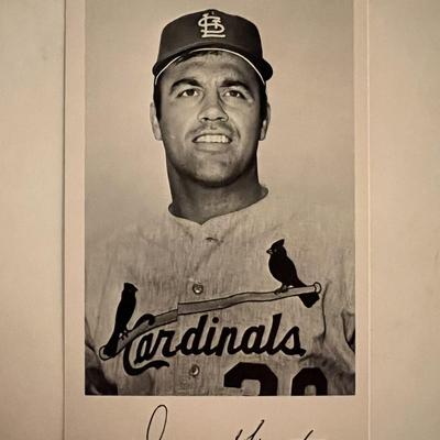 Dave Giusti facsimile signed photo. 3x5 inches
