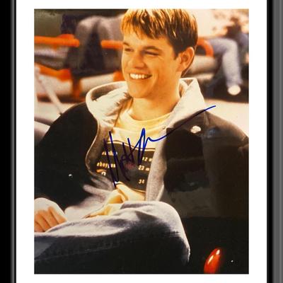 Dogma Signed Movie Photo Autographed by Matt Damon. 8X10 Inches