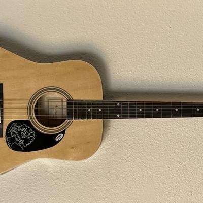 Eden's Edge signed acoustic guitar