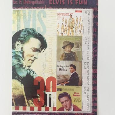 Elvis Presley Commemorative Stamp Set - Papua New Guinea - 2006