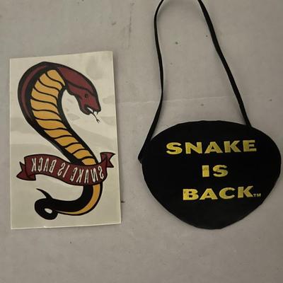 Escape From LA Temporary Tattoos and Eye Patch set