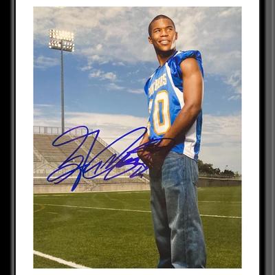 Friday Night Lights 
Signed Photo Autographed by Gaius Charles. 8X10 Inches