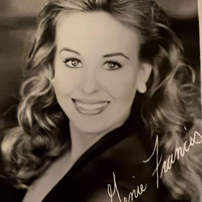 Genie Francis facsimile signed photo. 3x5 Inches