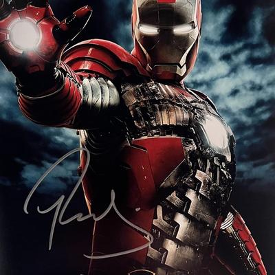 Iron Man Robert Downey Jr. signed photo
