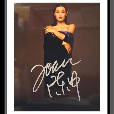 Joan Chen Signed Photo. 8X10 Inches