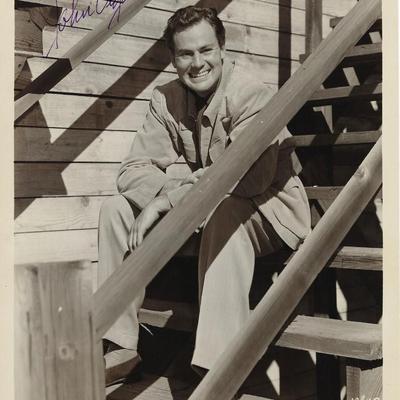 Sands of Iwo Jima John Agar signed photo