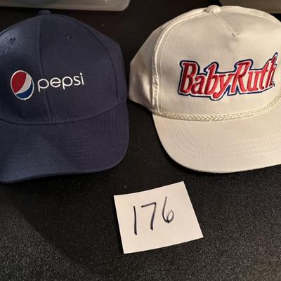 Pepsi and Baby Ruth Caps