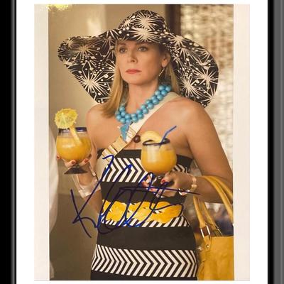 Kim Cattrall Signed Photo. 8X10 Inches