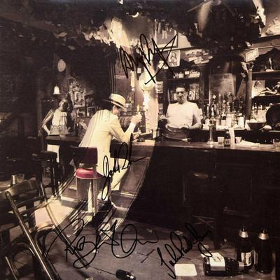 Led Zeppelin
In Through The Out Door signed album