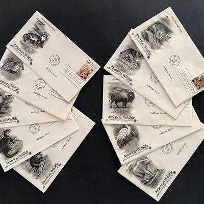 Lot of 10 American Wildlife FDC's