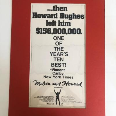Melvin and Howard Movie Poster