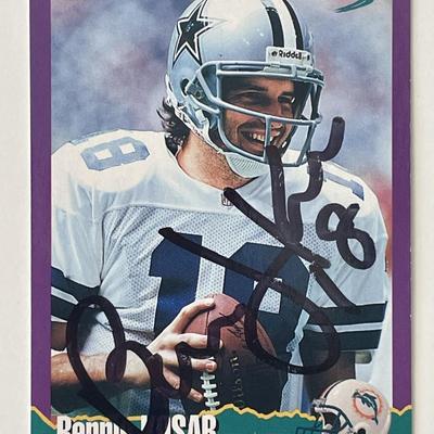 Miami Dolphins Bernie Kosar 1994 Pinnacle #245 signed trading card 