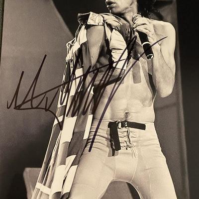 Rolling Stone Mick Jagger signed photo
