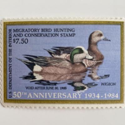 Migratory Bird Hunting 50th Anniversary stamp