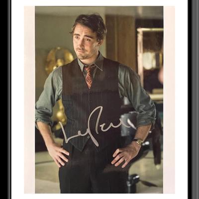 Miss Pettigrew Lives for a Day signed movie photo autographed by Lee Pace. 8X10 Inches
