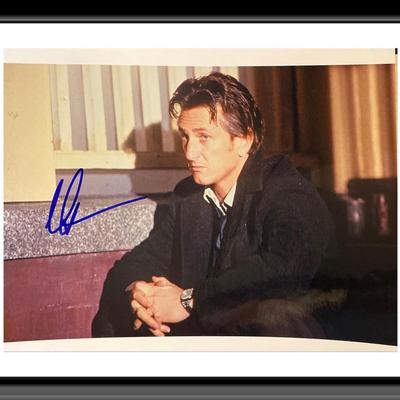 Mystic River signed movie photo autographed by Sean Penn. 8X10 Inches. GFA Authenticated