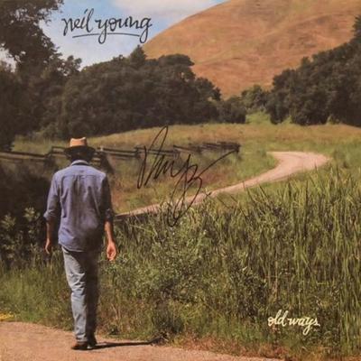 Neil Young signed Old Ways album 