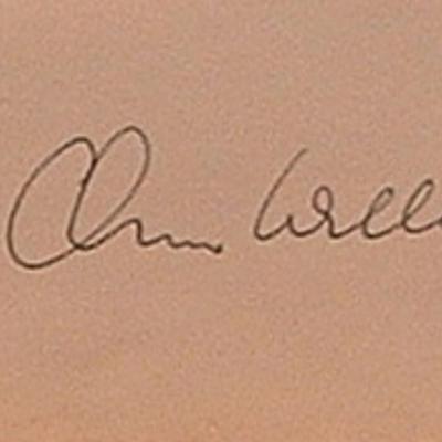 Orson Welles signature slip