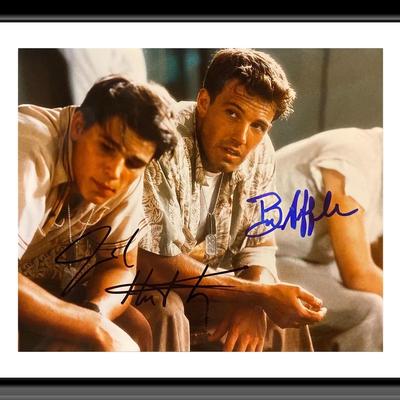 Pearl Harbor signed movie photo autographed by Ben Affleck and Josh Hartnett. 8X10 Inches