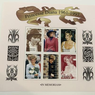 Princess Diana commemorative stamp set