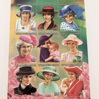 Princess Diana commemorative stamp set