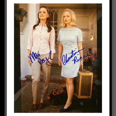 Pumpkin Signed Movie Photo Autographed by Christina Ricci and Marisa Coughlan. 8x10 inches
