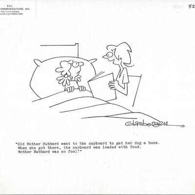 Randy Glasbergen signed original hand drawn sketch