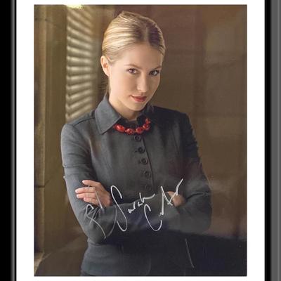 Sarah Carter Signed Photo. 8X10 Inches