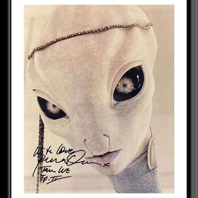 Star Wars: Episode II  signed movie photo autographed by Rena Owen. 8X10 Inches