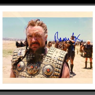 Troy Signed Movie Photo Autographed by Brian Cox. 8x10 inches