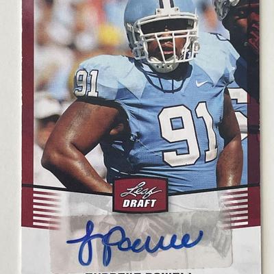 Tydreke Powell signed 2012 Leaf Draft #TP2  trading card