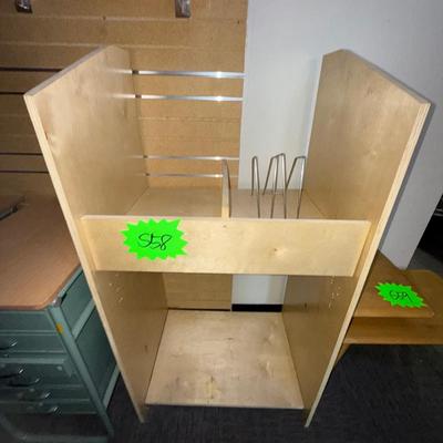 S58-wooden rack for Records