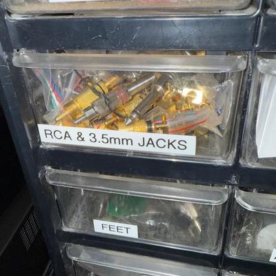 S78-drawer organizer, plus contents