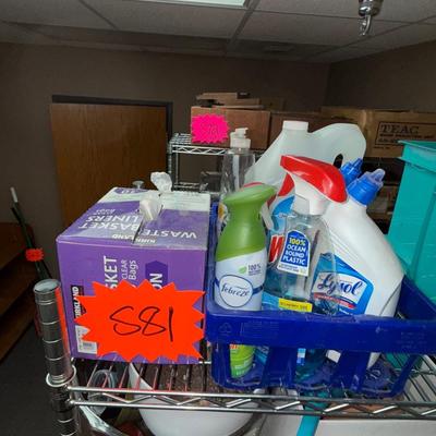 S81-Cleaning supplies + liners