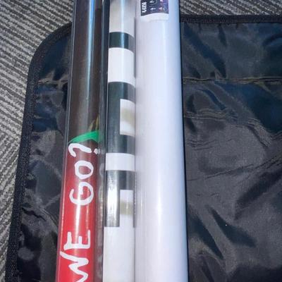 X276-bag with posters and T-shirts